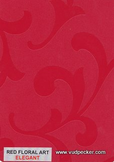 Red Floral Art-Elegant